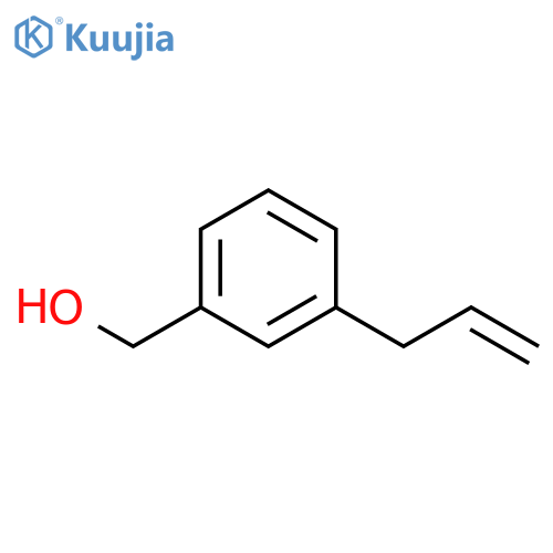 Benzenemethanol, 3-(2-propenyl)- structure