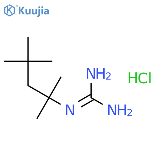 Guanidine,N-(1,1,3,3-tetramethylbutyl)-, hydrochloride (1:1) structure