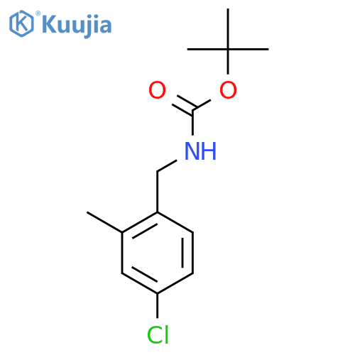 tert-butyl N-(4-chloro-2-methylphenyl)methylcarbamate structure