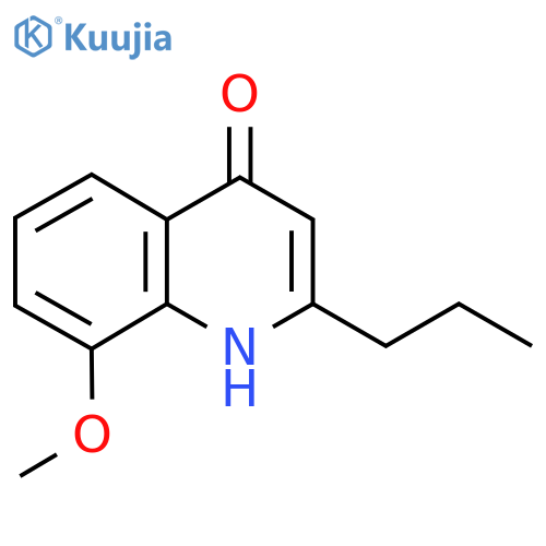8-methoxy-2-propyl-1H-quinolin-4-one structure