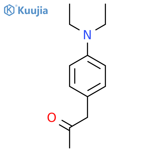 1-4-(diethylamino)phenylpropan-2-one structure