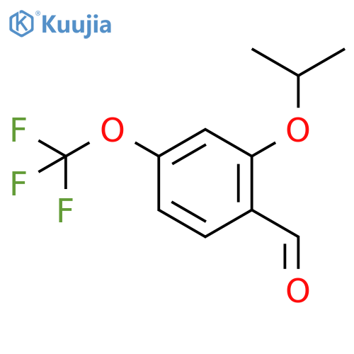 2-Isopropoxy-4-(trifluoromethoxy)benzaldehyde structure