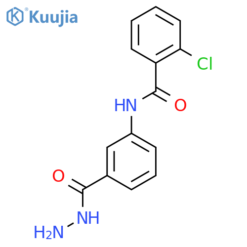2-Chloro-N-3-(hydrazinocarbonyl)phenylbenzamide structure