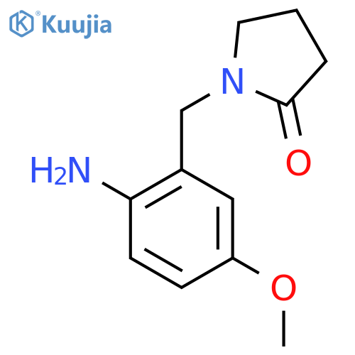 1-(2-Amino-5-methoxybenzyl)pyrrolidin-2-one structure