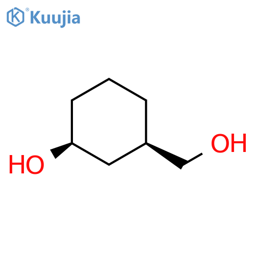 Cyclohexanemethanol, 3-hydroxy-, (1R,3S)- structure