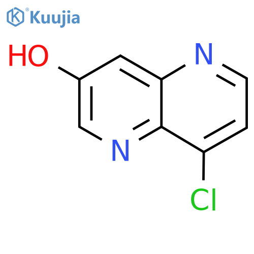 8-Chloro-1,5-naphthyridin-3-ol structure