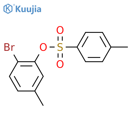 2-Bromo-5-methylphenyl 4-methylbenzene-1-sulfonate structure