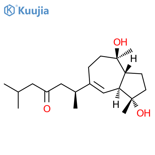 4-Heptanone, 2-methyl-6-[(3S,3aS,8R,8aR)-1,2,3,3a,6,7,8,8a-octahydro-3,8-dihydroxy-3,8-dimethyl-5-azulenyl]-, (6S)- structure