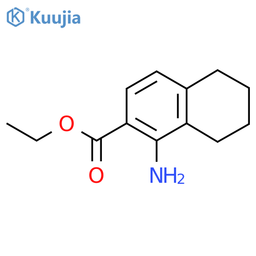 ethyl 1-amino-5,6,7,8-tetrahydronaphthalene-2-carboxylate structure