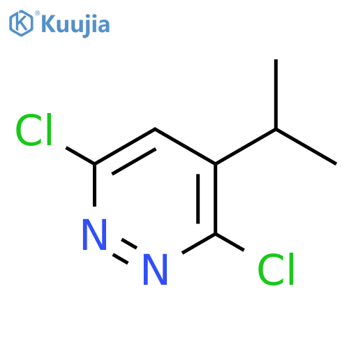 3,6-dichloro-4-isopropylpyridazine structure