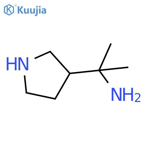 2-(pyrrolidin-3-yl)propan-2-amine structure