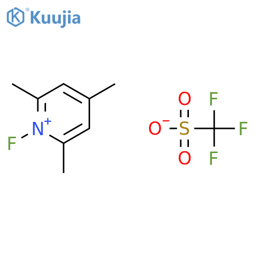 1-FLUORO-2,4,6-TRIMETHYLPYRIDINIUM TRIFLATE structure