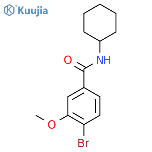 N-Cyclohexyl 4-bromo-3-methoxybenzamide structure