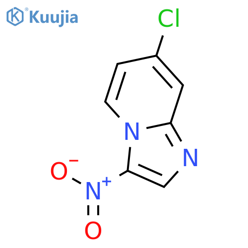 7-Chloro-3-nitroimidazo1,2-apyridine structure
