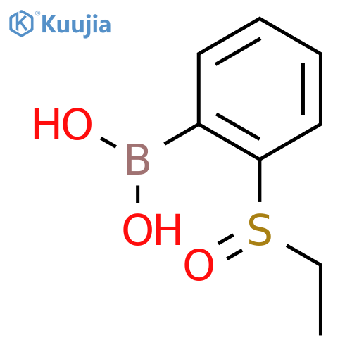 (2-(Ethylsulfinyl)phenyl)boronic acid structure