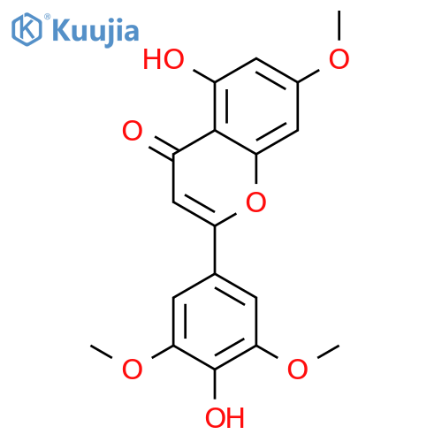 5,4'-dihydroxy-7,3',5'-trimethoxyflavone structure