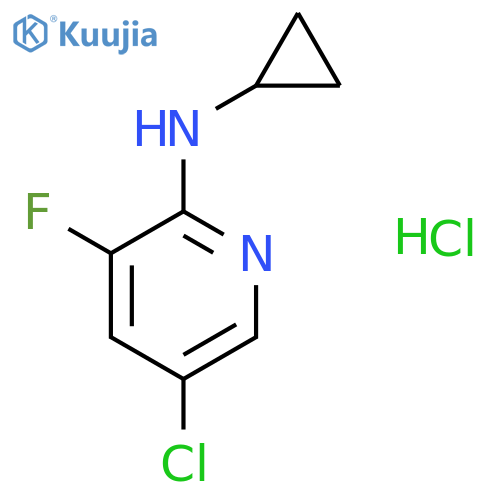 5-Chloro-2-cyclopropylamino-3-fluoropyridine Hydrochloride structure