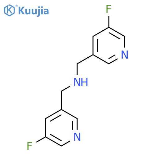Bis((5-fluoropyridin-3-yl)methyl)amine structure