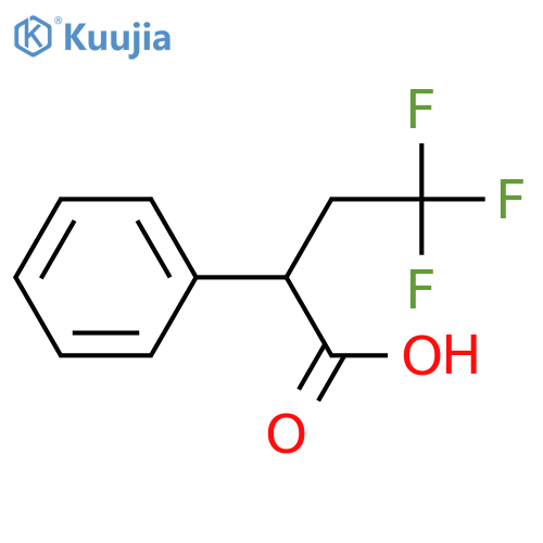 4,4,4-trifluoro-2-phenylbutanoic acid structure