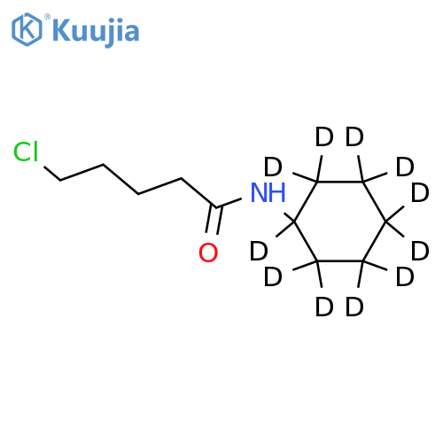 5-Chloro-N-cyclohexylpentanamide-d11 structure