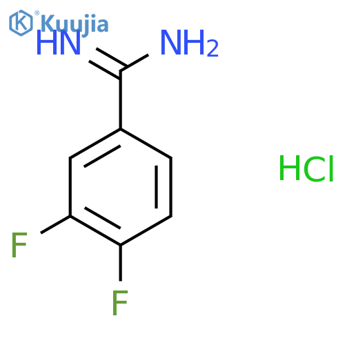 3,4-Difluoro-benzamidine Hydrochloride structure