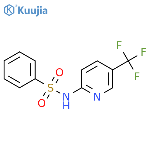 N-5-(trifluoromethyl)pyridin-2-ylbenzenesulfonamide structure
