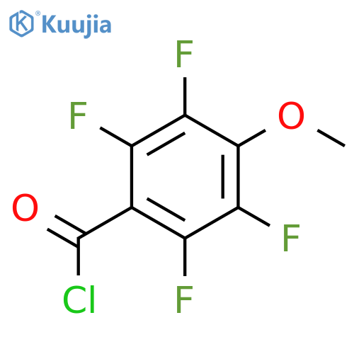 2,3,5,6-tetrafluoro-4-methoxybenzoyl chloride structure
