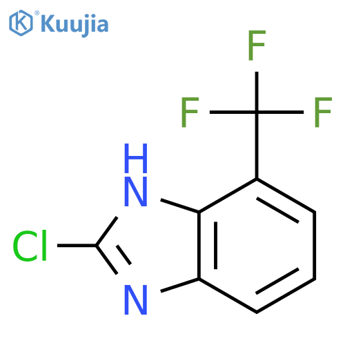 2-Chloro-7-(trifluoromethyl)-1H-benzimidazole structure