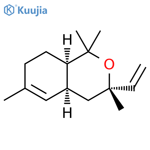 1H-2-Benzopyran,3-ethenyl-3,4,4a,7,8,8a-hexahydro-1,1,3,6-tetramethyl-, (3S,4aS,8aR)- structure
