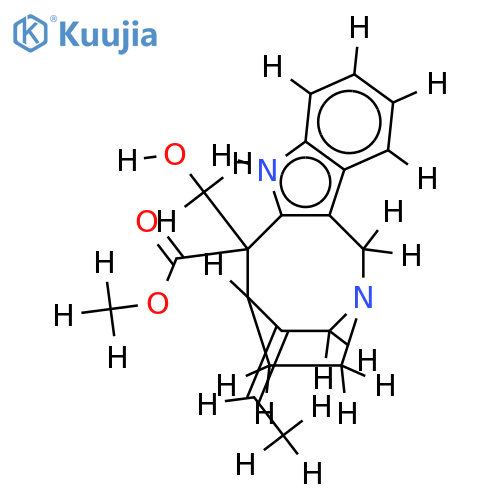 (19E)-17-hydroxy-3,7-seco-6-nor-cura-2(7),19-diene-16-carboxylic acid methyl ester structure