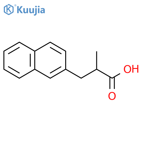 2-Naphthalenepropanoic acid, α-methyl- structure