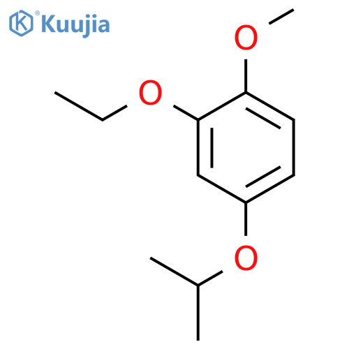 Benzene,2-ethoxy-1-methoxy-4-(1-methylethoxy)- structure