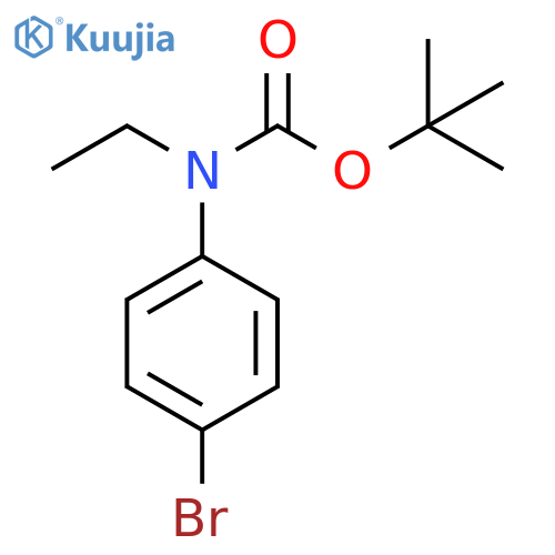 tert-butyl N-(4-bromophenyl)-N-ethylcarbamate structure