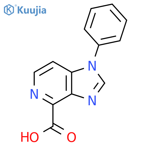 1-Phenyl-1H-iMidazo[4,5-c]pyridine-4-carboxylic acid structure