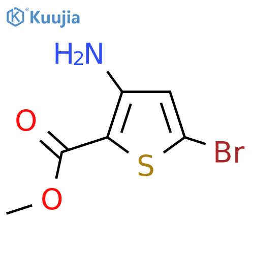 Methyl 3-amino-5-bromothiophene-2-carboxylate structure