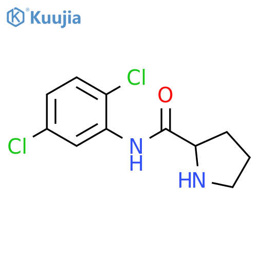N-(2,5-dichlorophenyl)pyrrolidine-2-carboxamide structure