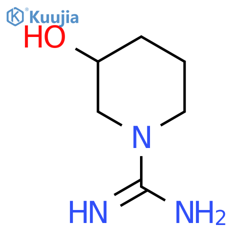 3-Hydroxypiperidine-1-carboximidamide structure