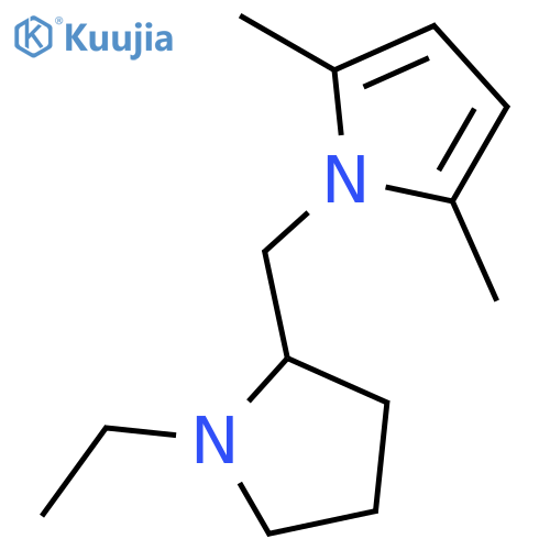 1-[(1-ethylpyrrolidin-2-yl)methyl]-2,5-dimethyl-1H-pyrrole structure