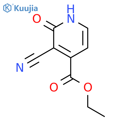 4-Pyridinecarboxylic acid, 3-cyano-1,2-dihydro-2-oxo-, ethyl ester structure