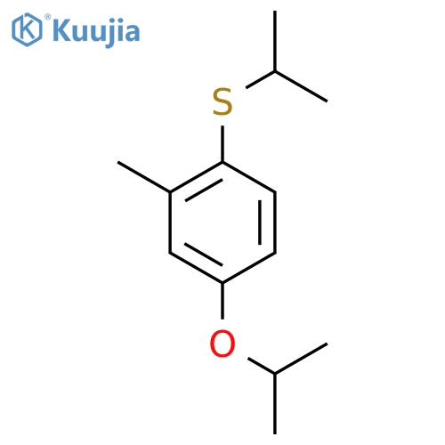 (4-Isopropoxy-2-methylphenyl)(isopropyl)sulfane structure