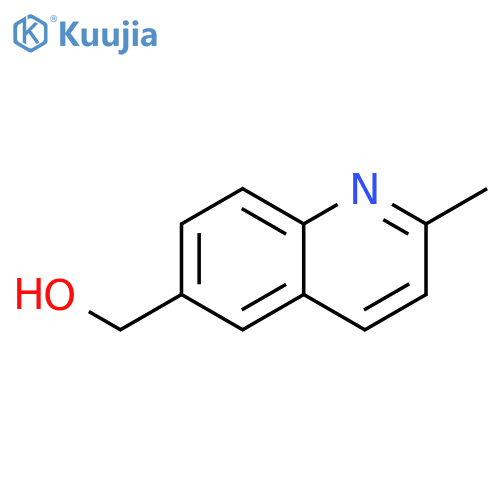 (2-Methyl-6-quinolinyl)methanol structure