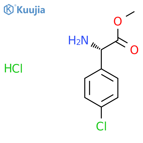 Methyl (2S)-2-Amino-2-(4-chlorophenyl)acetate Hydrochloride structure