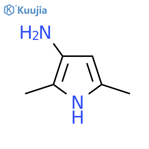 2,5-dimethyl-1H-pyrrol-3-amine structure