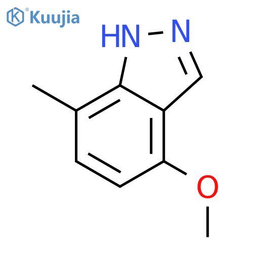 4-Methoxy-7-methyl (1H)Indazole structure