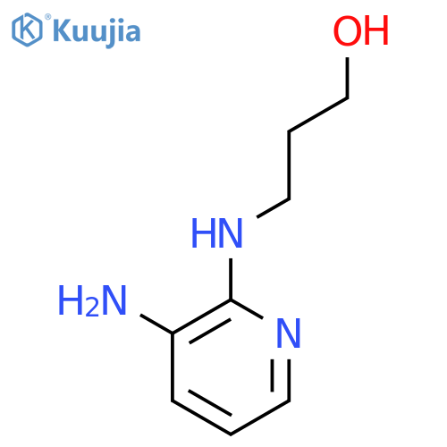 3-[(3-Amino-2-pyridinyl)amino]-1-propanol structure