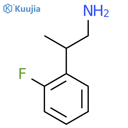 2-(2-Fluorophenyl)propan-1-amine structure