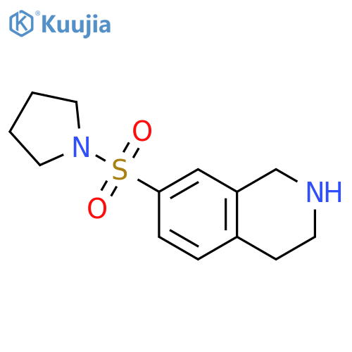 7-(pyrrolidine-1-sulfonyl)-1,2,3,4-tetrahydroisoquinoline structure