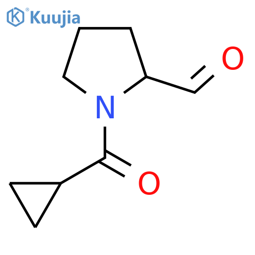 2-Pyrrolidinecarboxaldehyde, 1-(cyclopropylcarbonyl)- structure