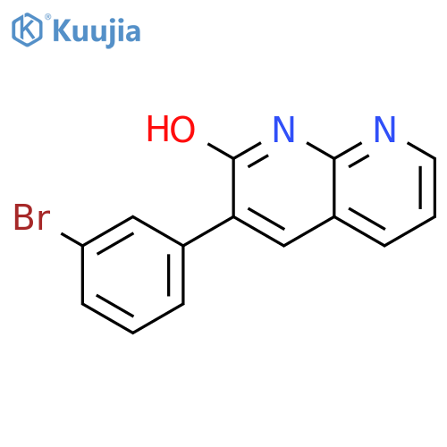3-(3-Bromophenyl)-1,8-naphthyridin-2-ol structure