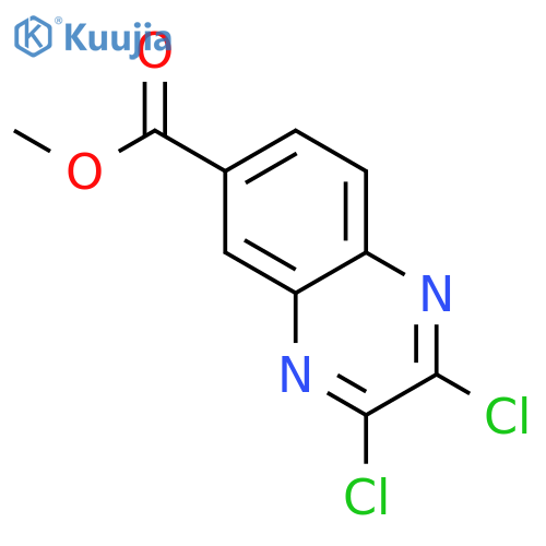 Methyl 2,3-dichloroquinoxaline-6-carboxylate structure